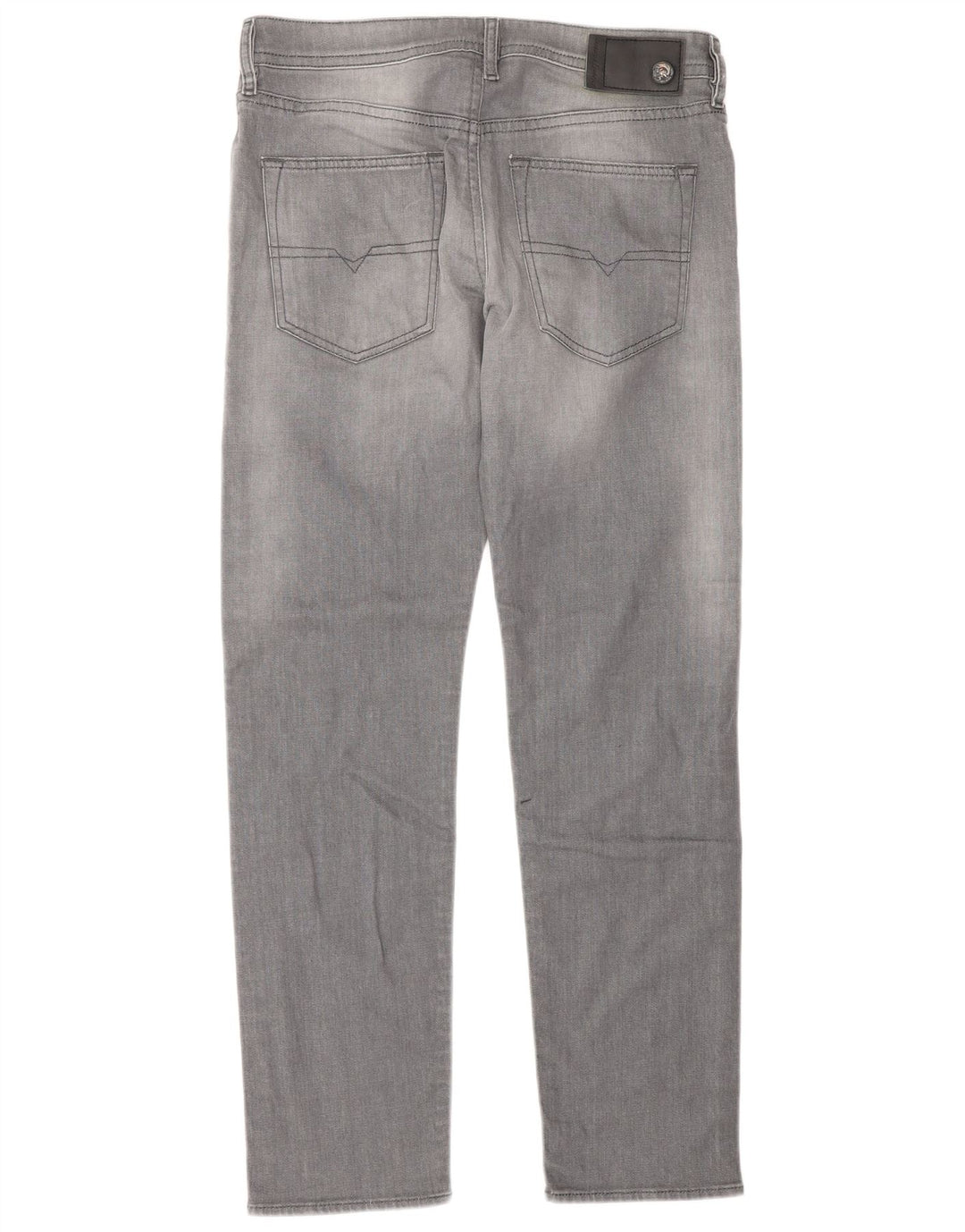 Jeans retos masculinos Diesel W30 L30 algodão cinza