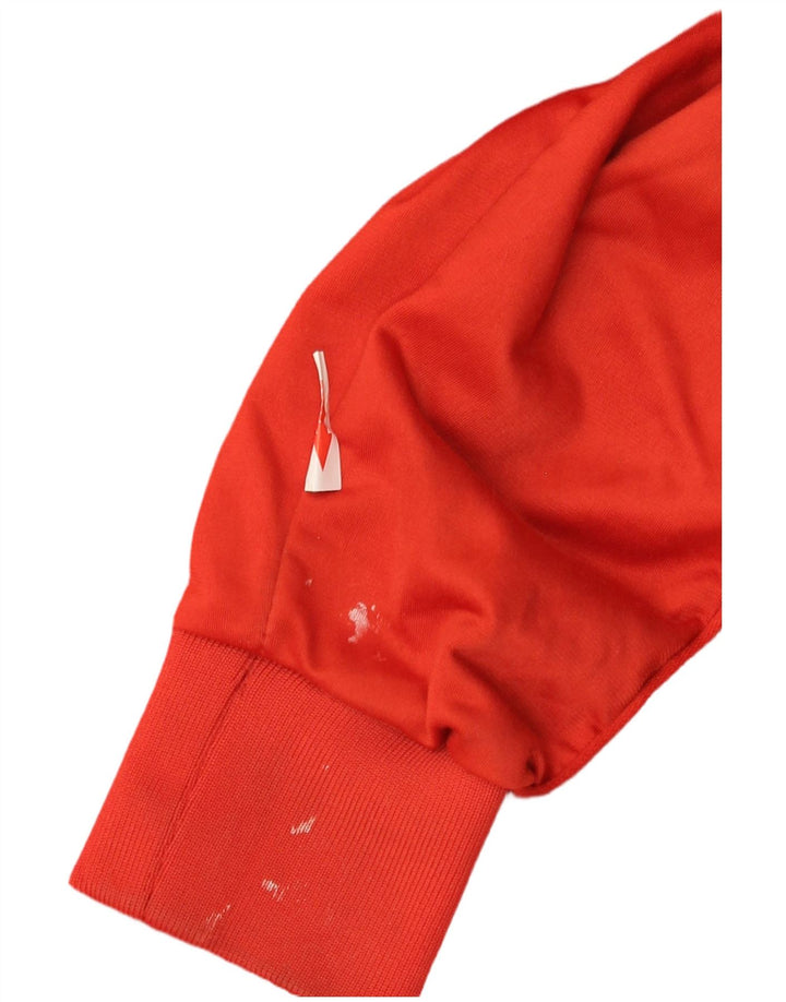Kappa Womens Graphic Tracksuit Top Jacket UK 10 Pequeno Poliéster Vermelho