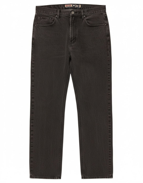 Jinglers Jeans retos masculinos W35 L34 algodão cinza