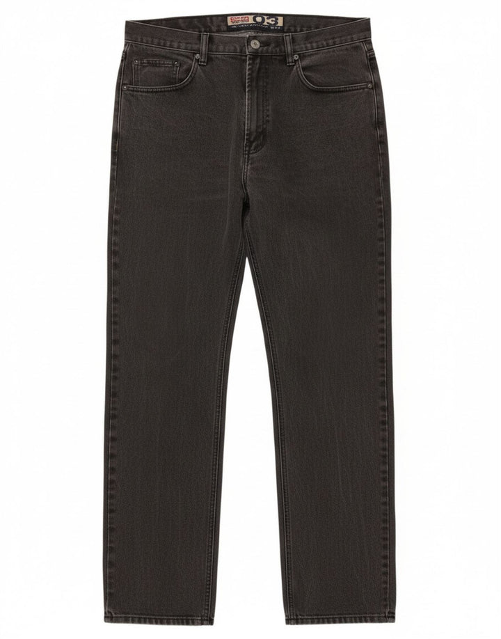 Jinglers Jeans retos masculinos W35 L34 algodão cinza