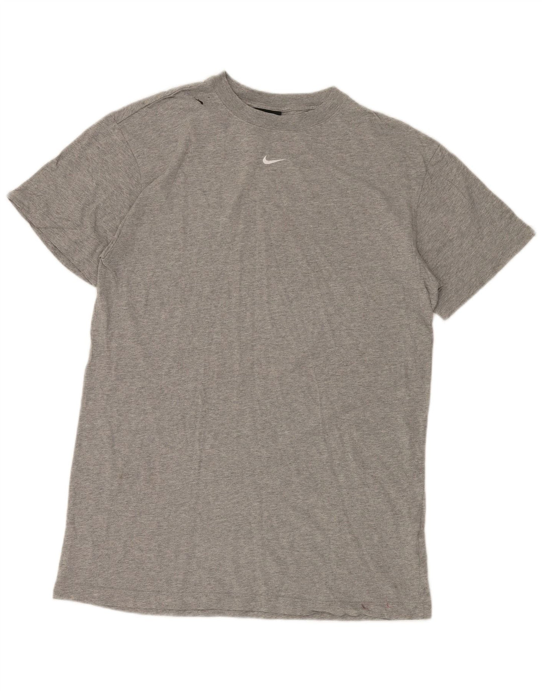 Camiseta masculina NIKE Top cinza médio algodão
