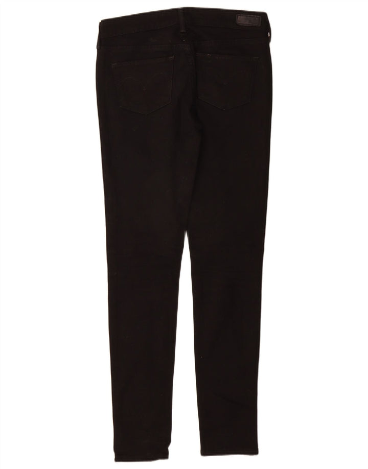 Calça jeans feminina Levi's Slight Curve Modern Rise Skinny W25 L30 de algodão preto