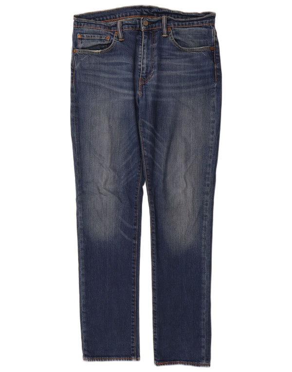 Levi's Mens Slim Jeans W34 L32 Azul Algodão