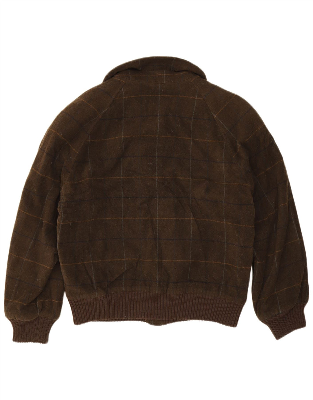 Jaqueta bomber masculina Pierre Cardin UK 42 XL cáqui xadrez