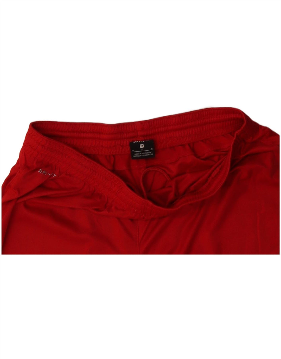 Shorts esportivos masculinos NIKE Dri Fit médio vermelho poliéster