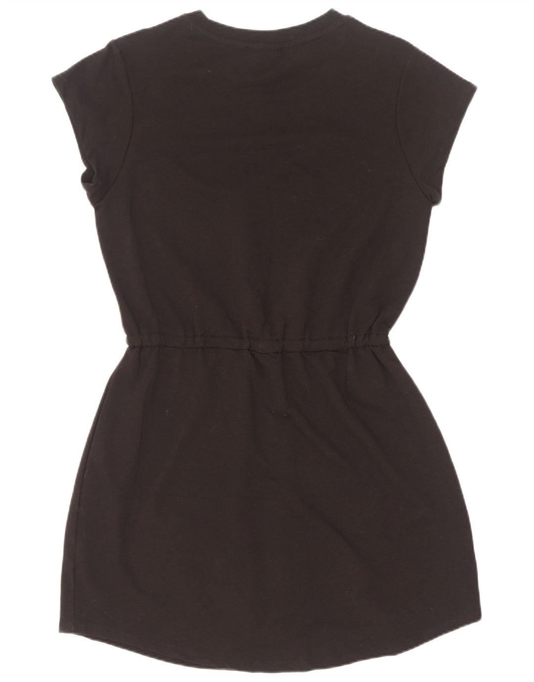 Fila Vestido Feminino Gráfico Básico UK 14 Médio Algodão Preto