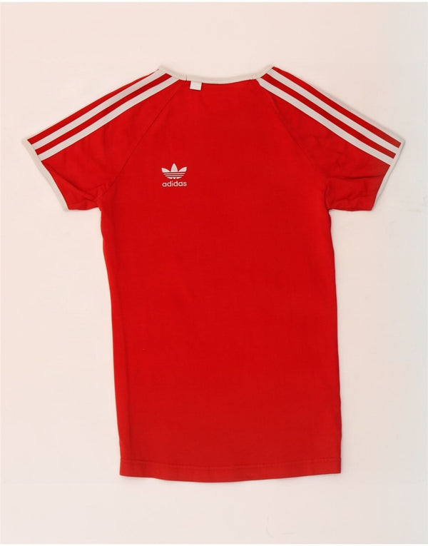 Adidas Camiseta Feminina Top EU 38 Médio Algodão Vermelho