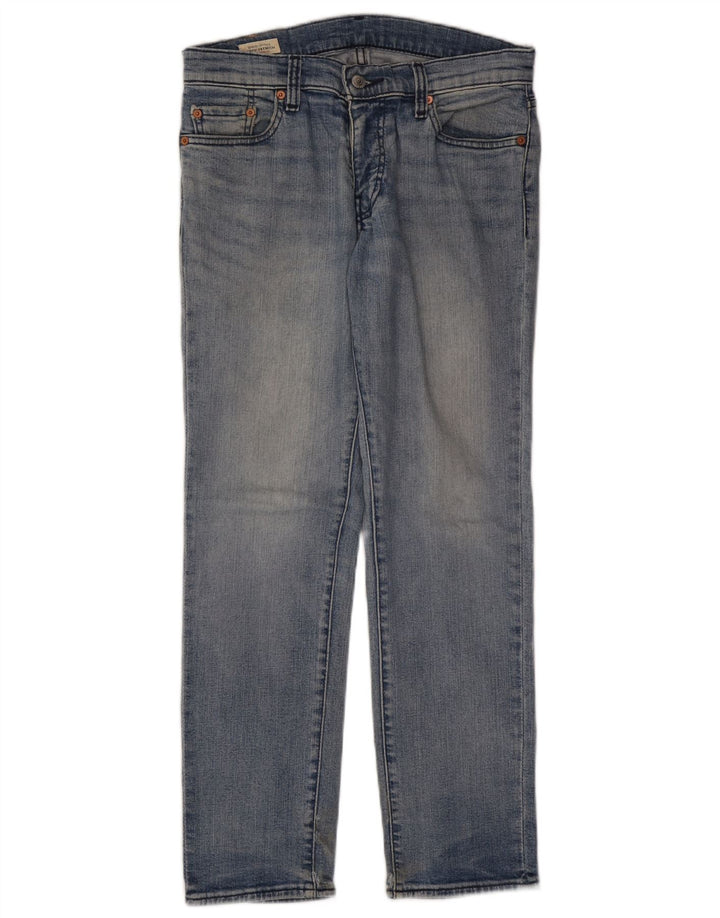 LEVI'S Feminino 511 Slim Jeans W29 L30 Azul Algodão