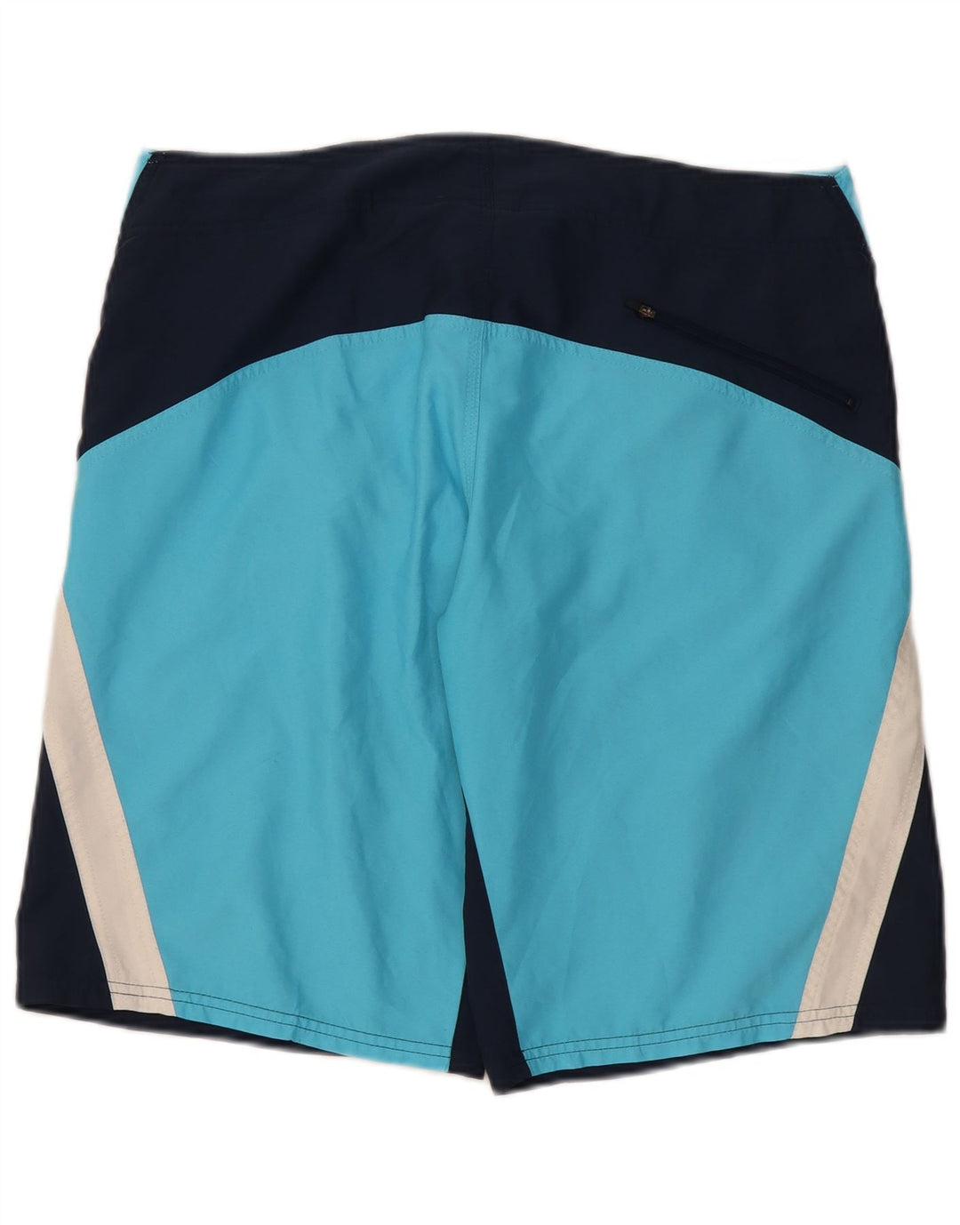 Shorts de natação masculinos Nike grande bloco colorido azul marinho