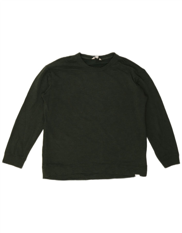 Orvis moletom masculino jumper médio verde modal