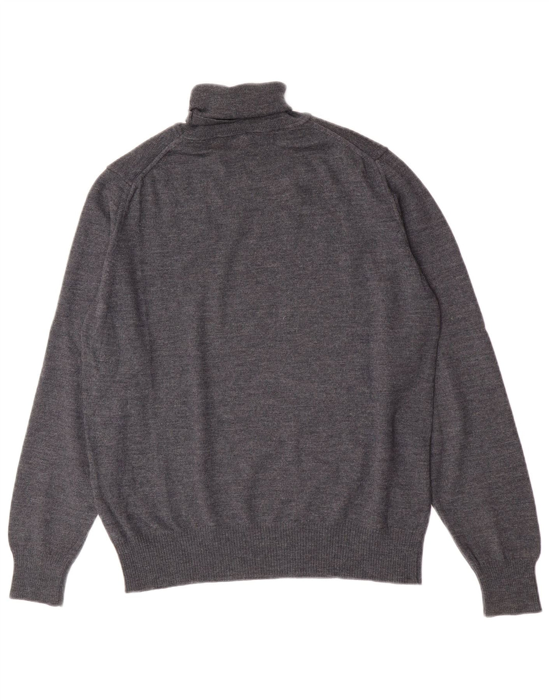 Zara Suéter masculino com gola redonda cinza médio