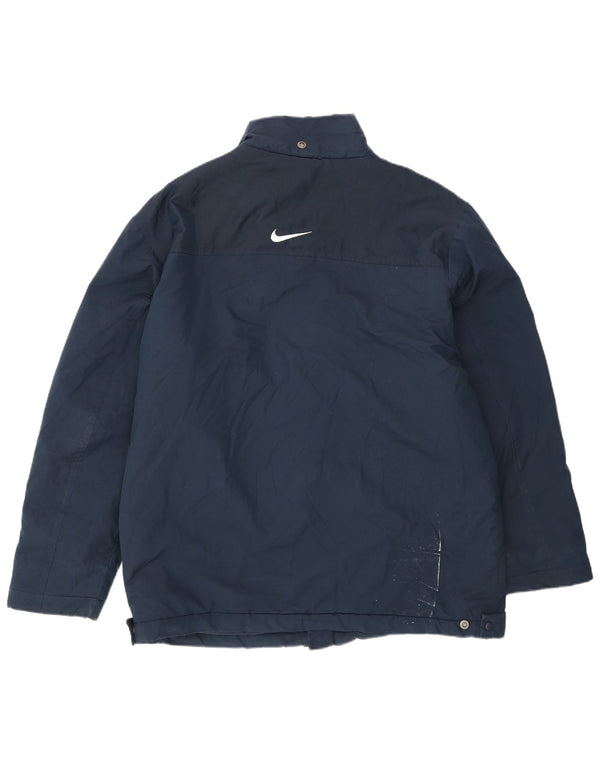 Jaqueta corta-vento masculina Nike UK 42/44 grande azul marinho