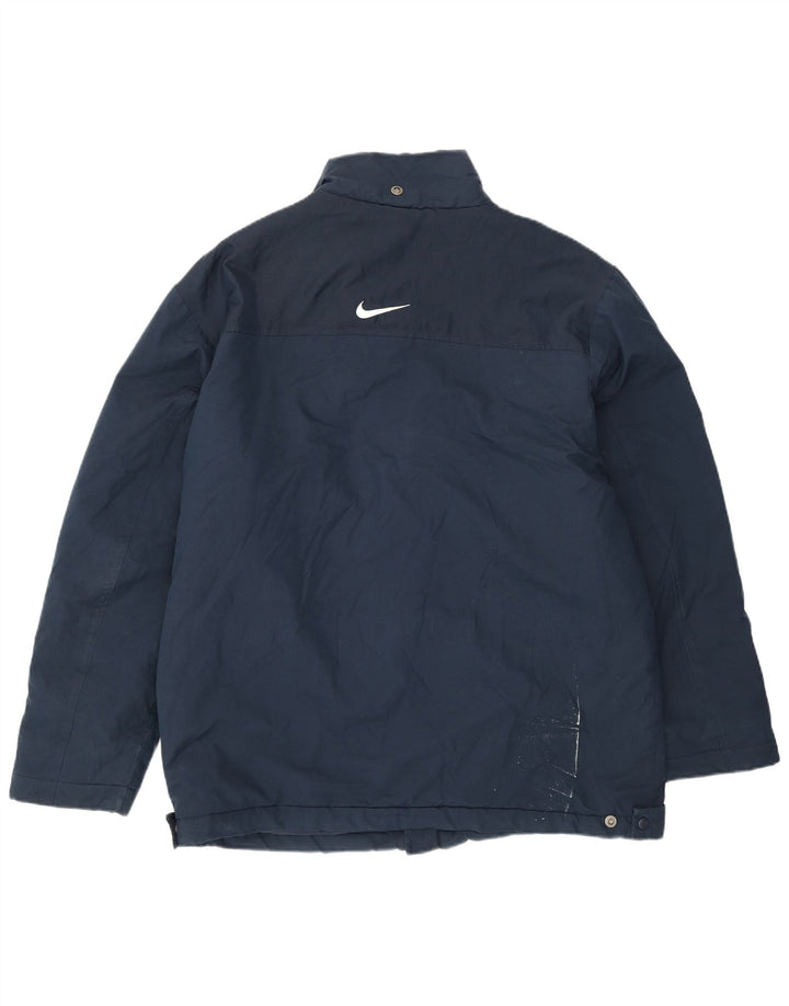 Jaqueta corta-vento masculina Nike UK 42/44 grande azul marinho
