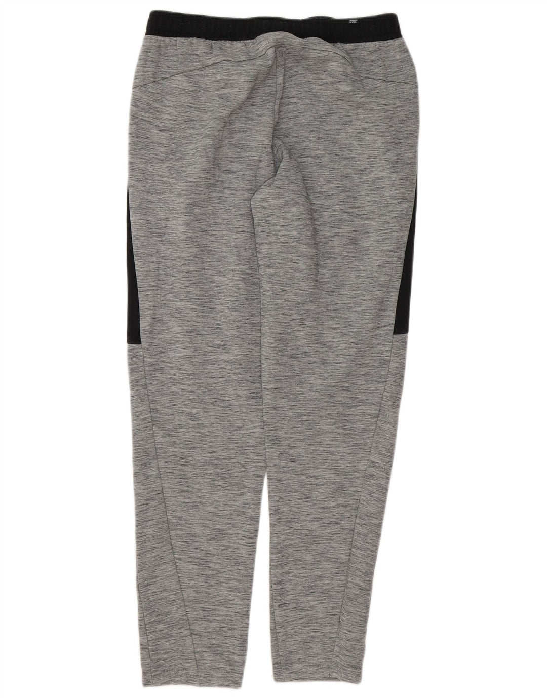 Calça de treino masculina PUMA cinza médio algodão colorblock