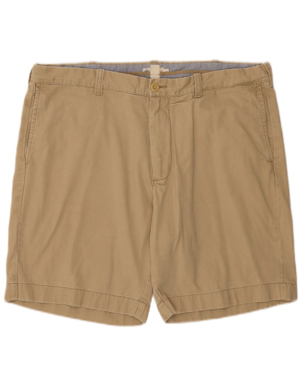 J. CREW Mens Chino Shorts W38 XL Algodão Bege