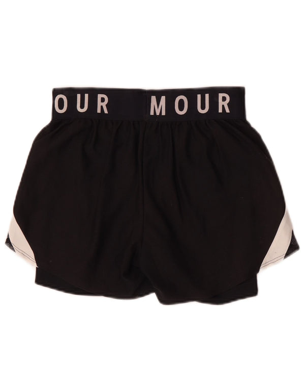 Shorts esportivo feminino Under Armour Heat Gear UK 4 XS preto colorblock