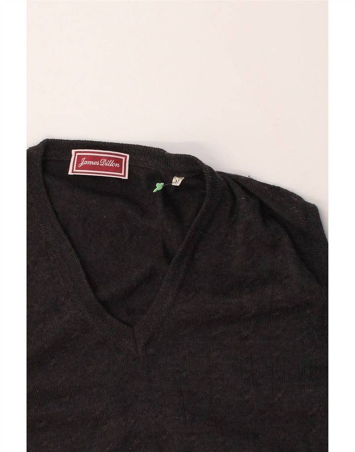 JAMES DILLON Mens Vest Tank Top Medium Grey Wool Vintage James Dillon and Second-Hand James Dillon from Messina Hembry 