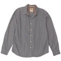 Camisa masculina Levi's Standard Fit grande listrada azul