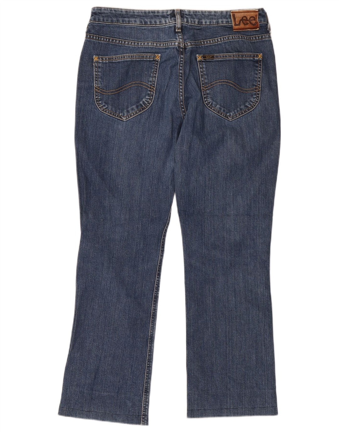Lee Mens Bootcut Jeans W33 L33 Azul Algodão