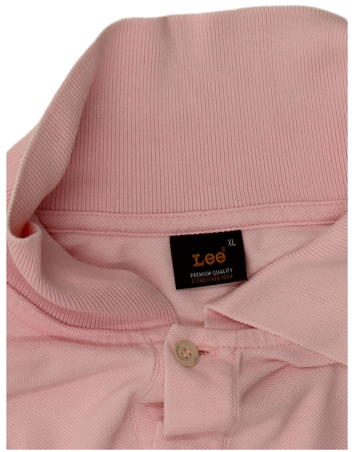 Camisa polo masculina LEE XL rosa
