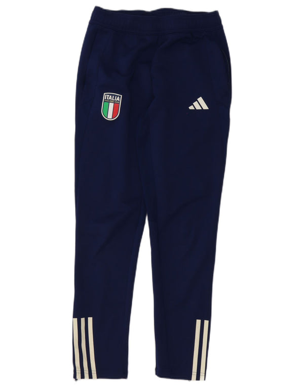 Calças de treino Adidas Boys Italia Graphic 11-12 anos azul marinho