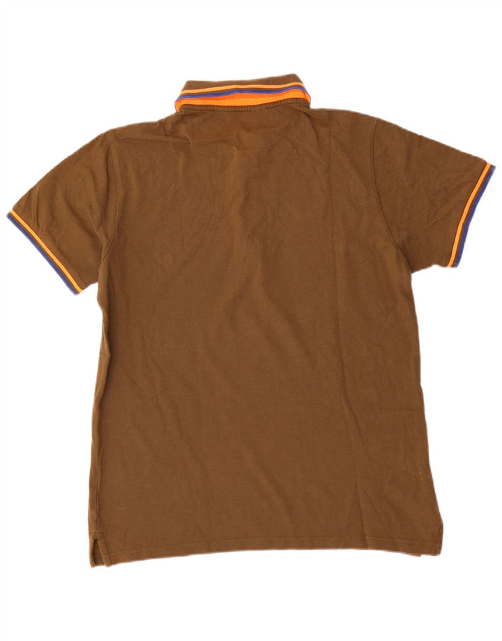 Camisa polo masculina Kappa grande cáqui