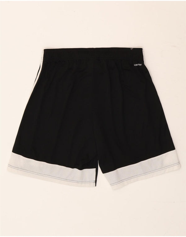 Shorts esportivos Adidas Aeroready para meninos 13-14 anos grandes pretos