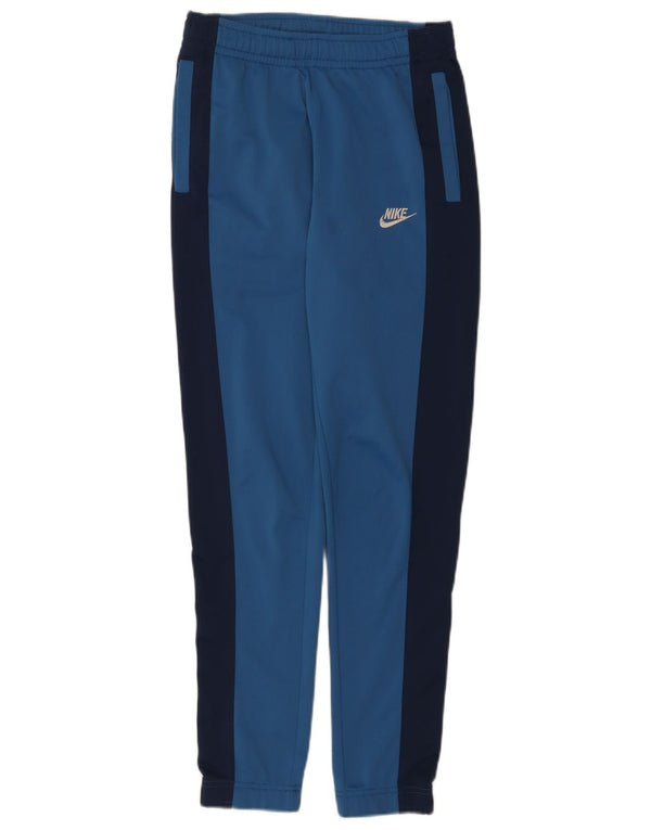 Calça de treino masculina Nike Joggers XS azul colorblock poliéster