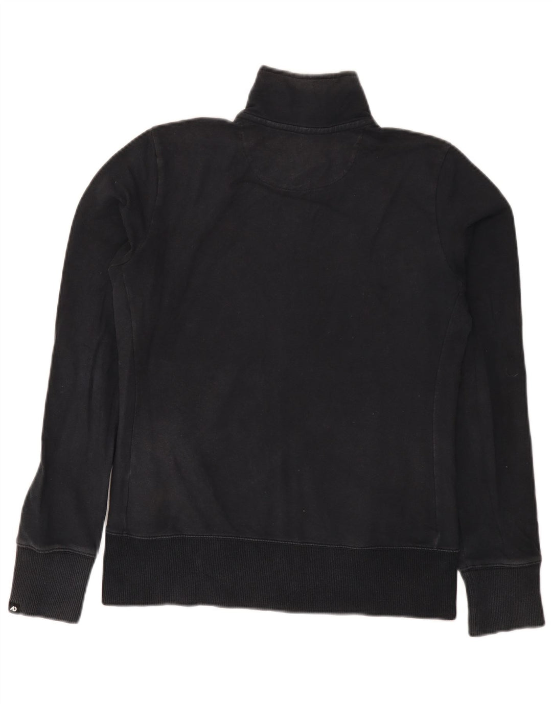 Nike Womens Tracksuit Top Jacket UK 14 Médio Preto Colourblock Algodão