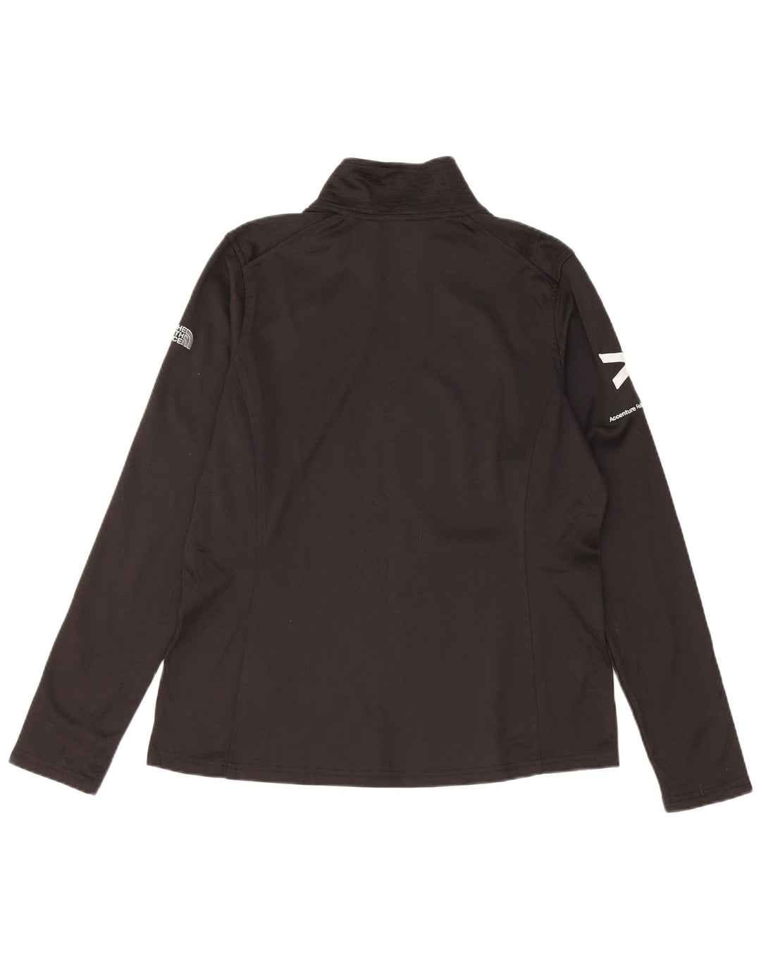 The North Face feminino pulôver gráfico moletom top Reino Unido 16 grande preto