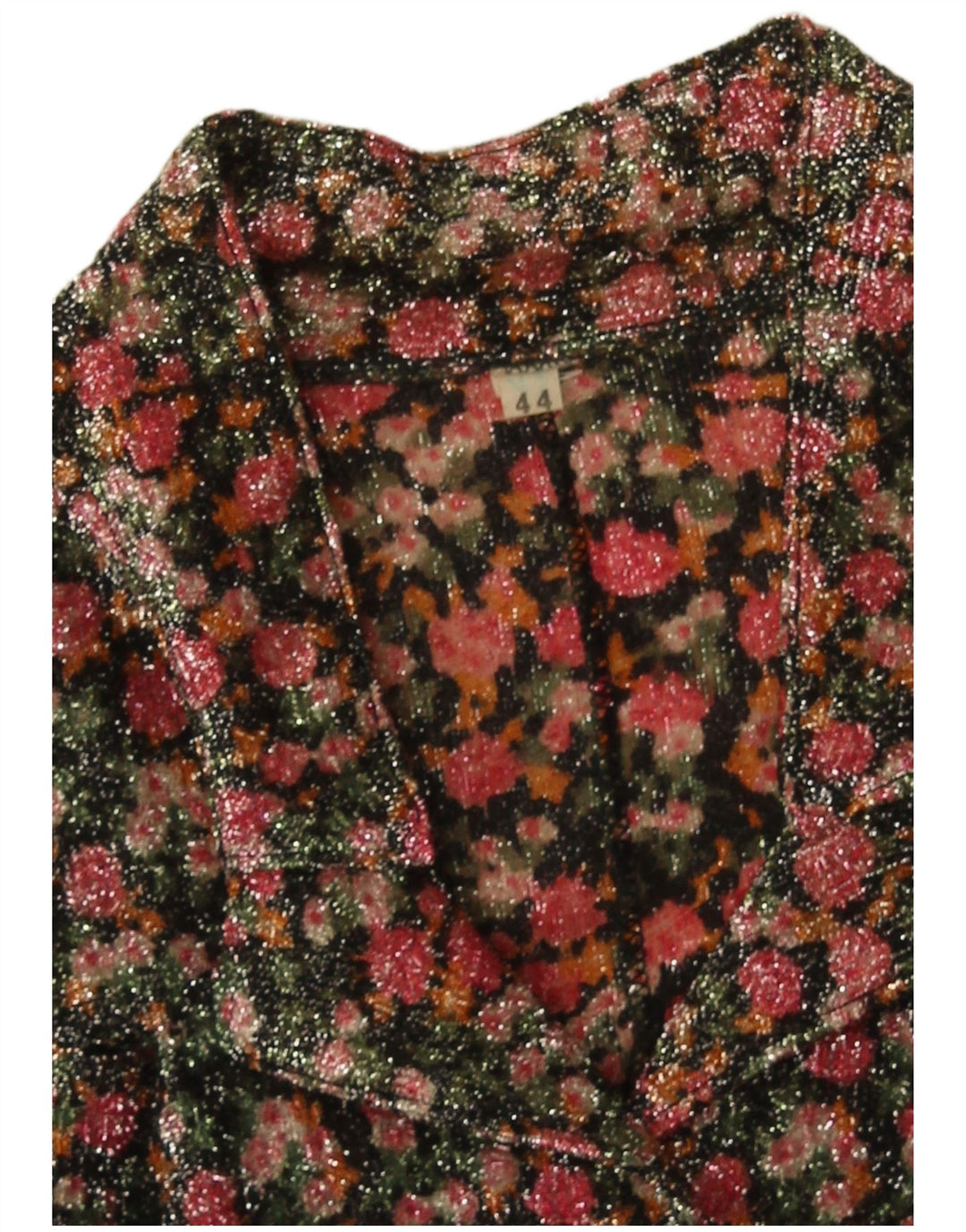 Blusa Camisa Feminina Vintage IT 44 Médio Multicolorido Floral