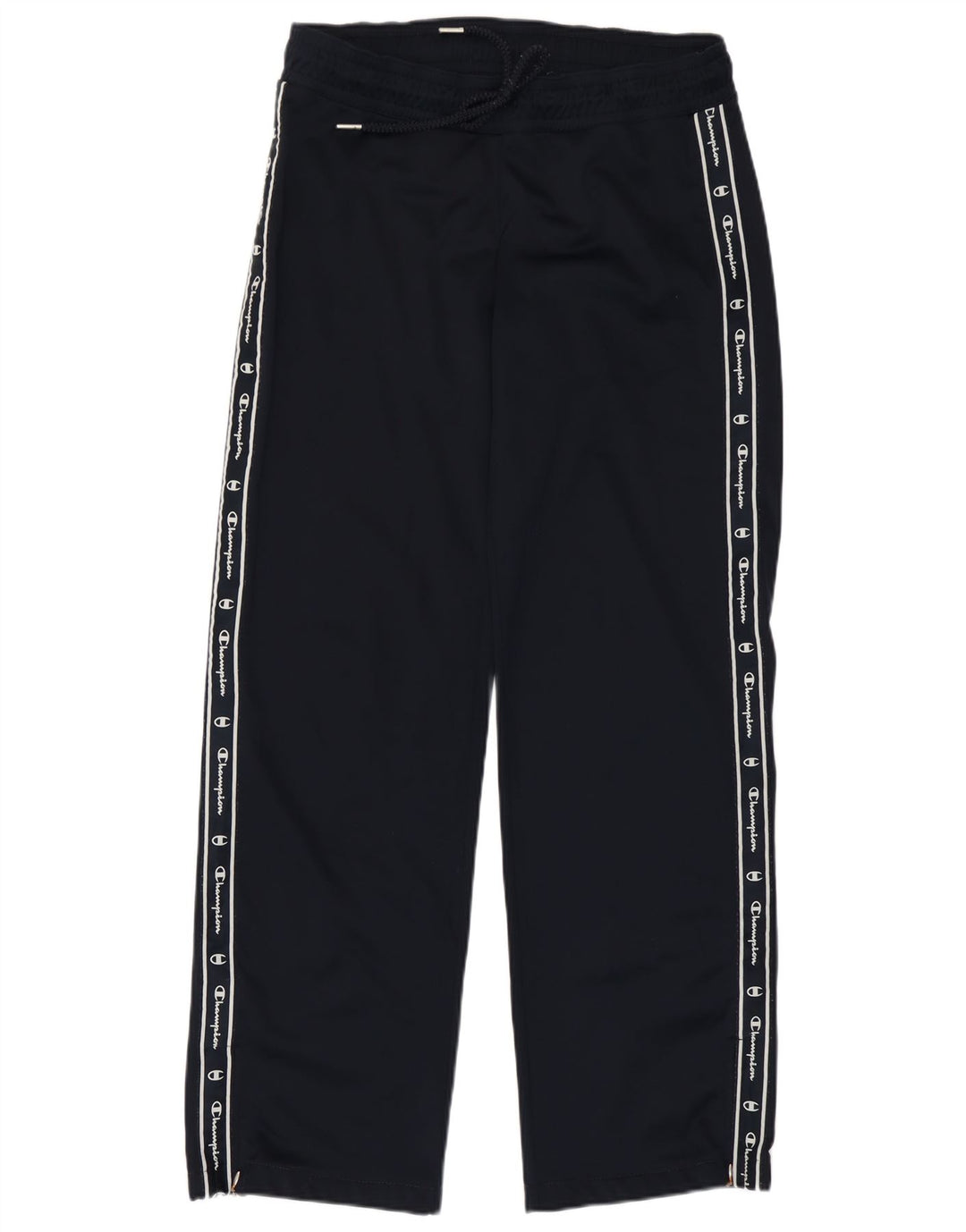 Fato de treino feminino Champion Graphic Full UK 16 grande poliéster azul marinho