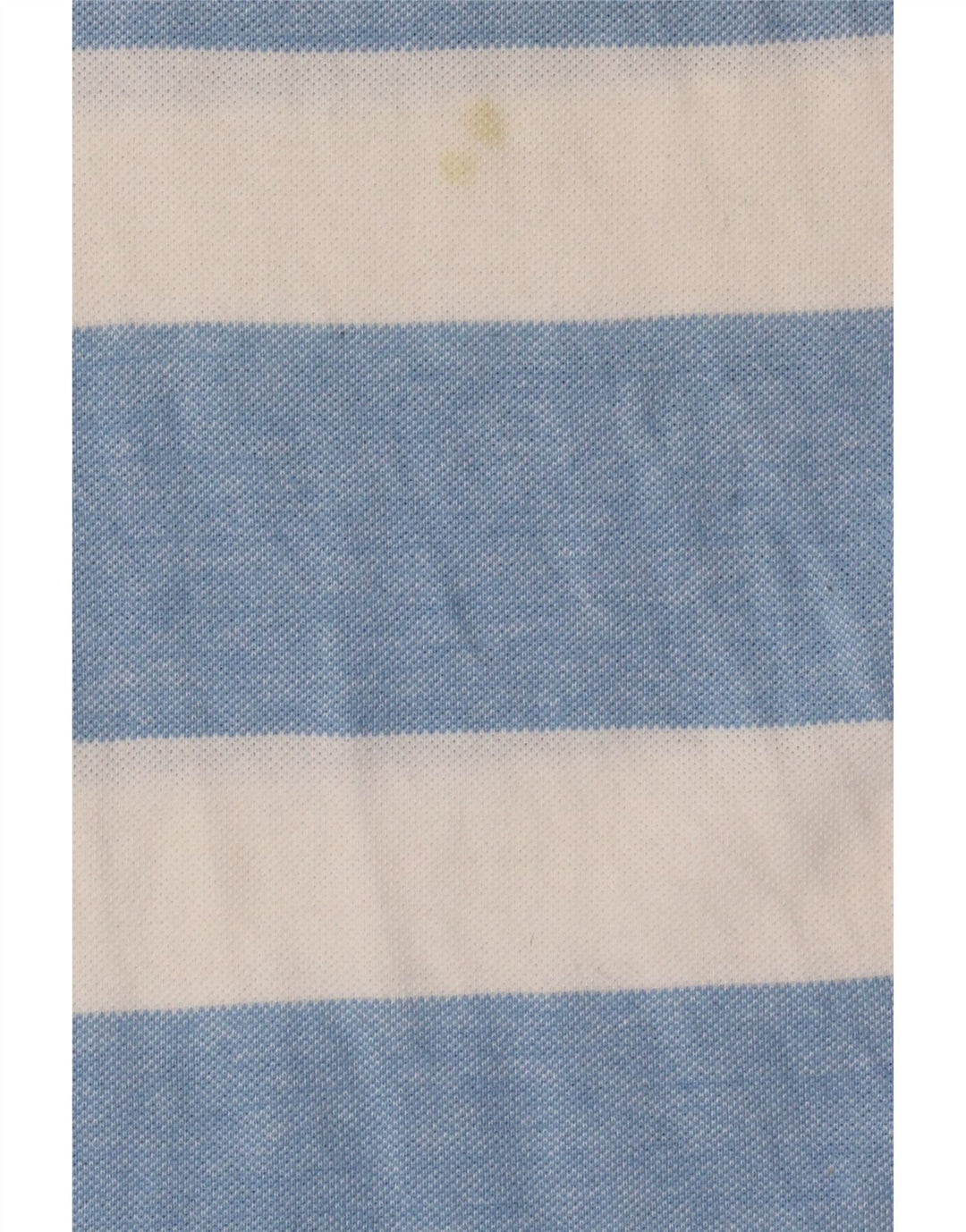 Camisa polo masculina Crew Clothing algodão listrado azul médio