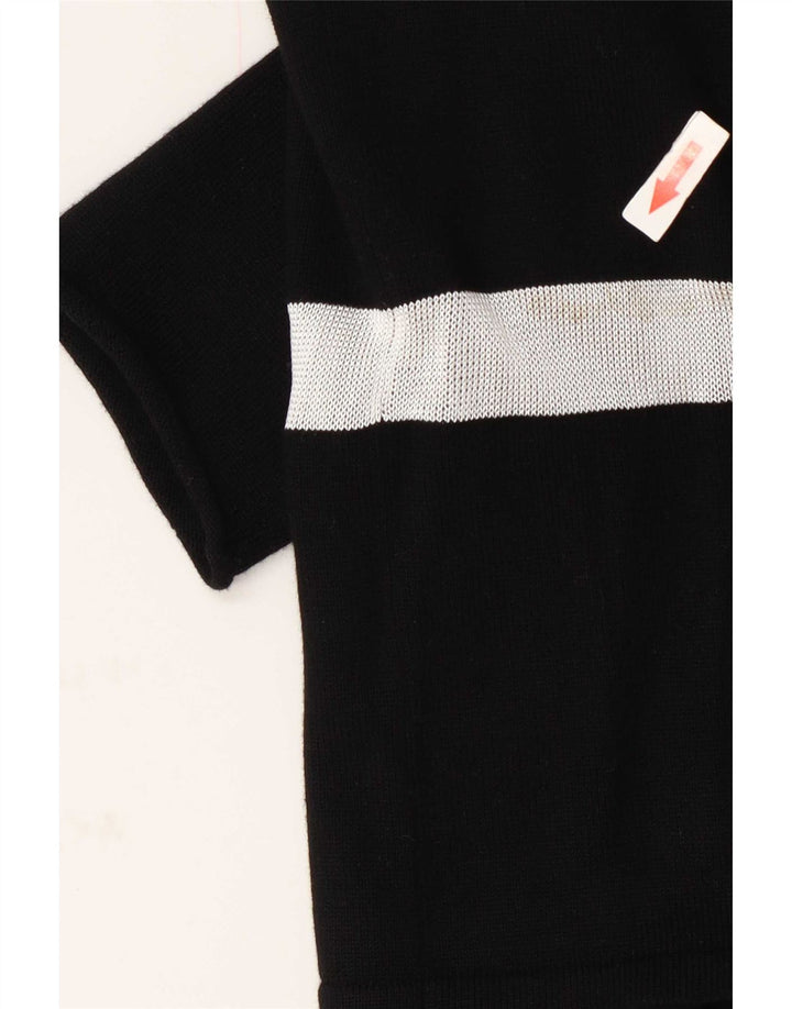 Marks & Spencer Womens Per Una Cardigan Assimétrico Top Reino Unido 16 Grande Preto