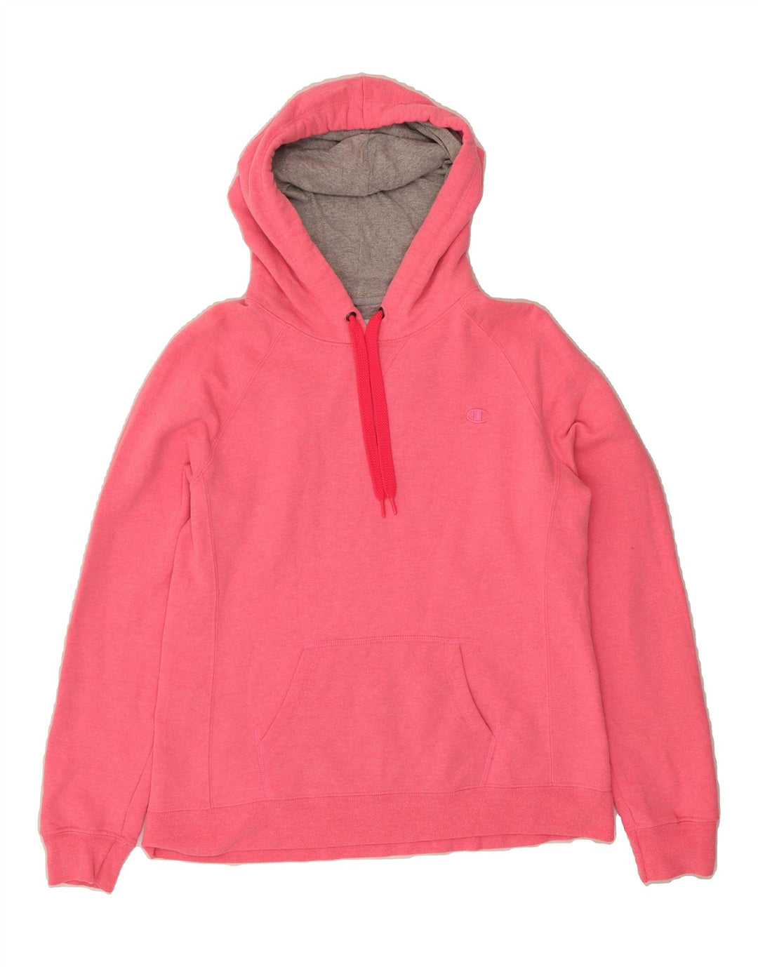 CHAMPION Womens Hoodie Jumper UK 16 Large Pink Cotton Vintage Champion and Second-Hand Champion from Messina Hembry 