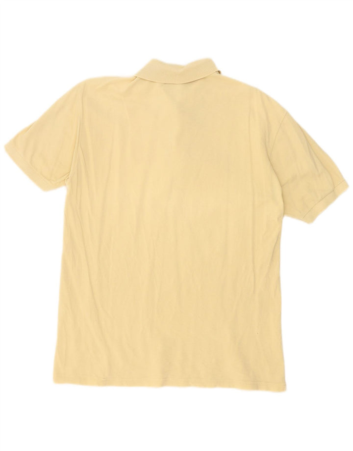 Camisa polo masculina Fred Perry algodão amarelo médio