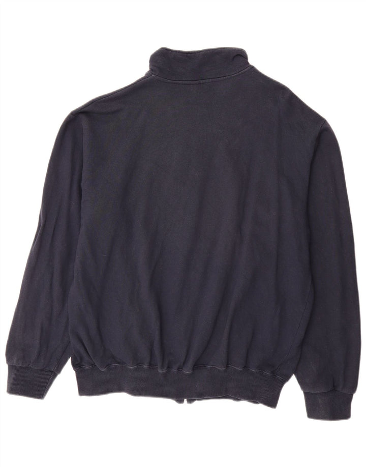 CHAMPION Mens Tracksuit Top Jacket XL Navy Blue Cotton