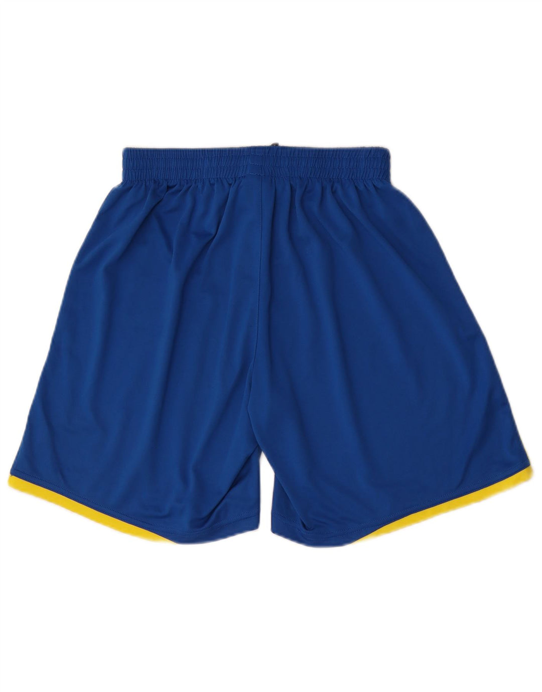 Shorts esportivos masculinos Asics 11-12 anos grande azul colorblock poliéster