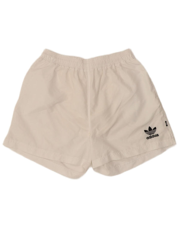 Adidas Mens Sport Shorts Médio Poliéster Branco