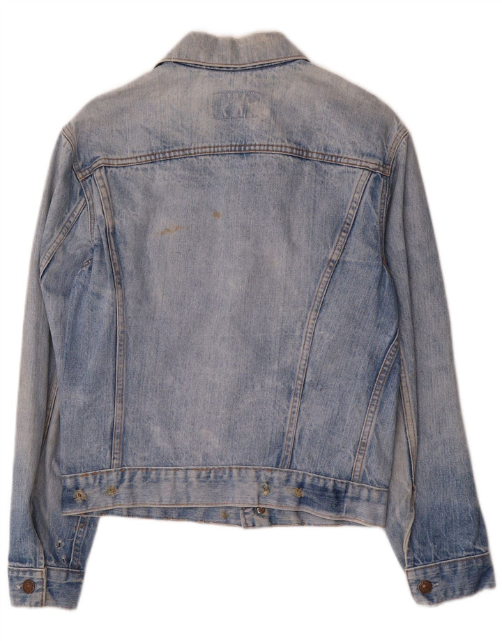 Jaqueta jeans feminina Levi's UK 12 azul médio