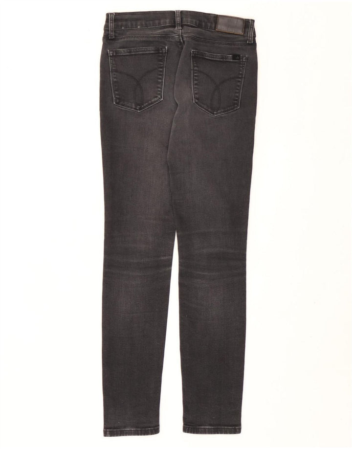 Calça jeans skinny feminina Calvin Klein W28 L30 cinza