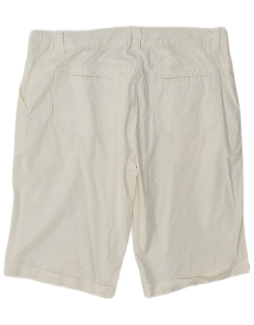 SERGIO TACCHINI Shorts Chino feminino IT 46 Grande W34 Algodão Branco