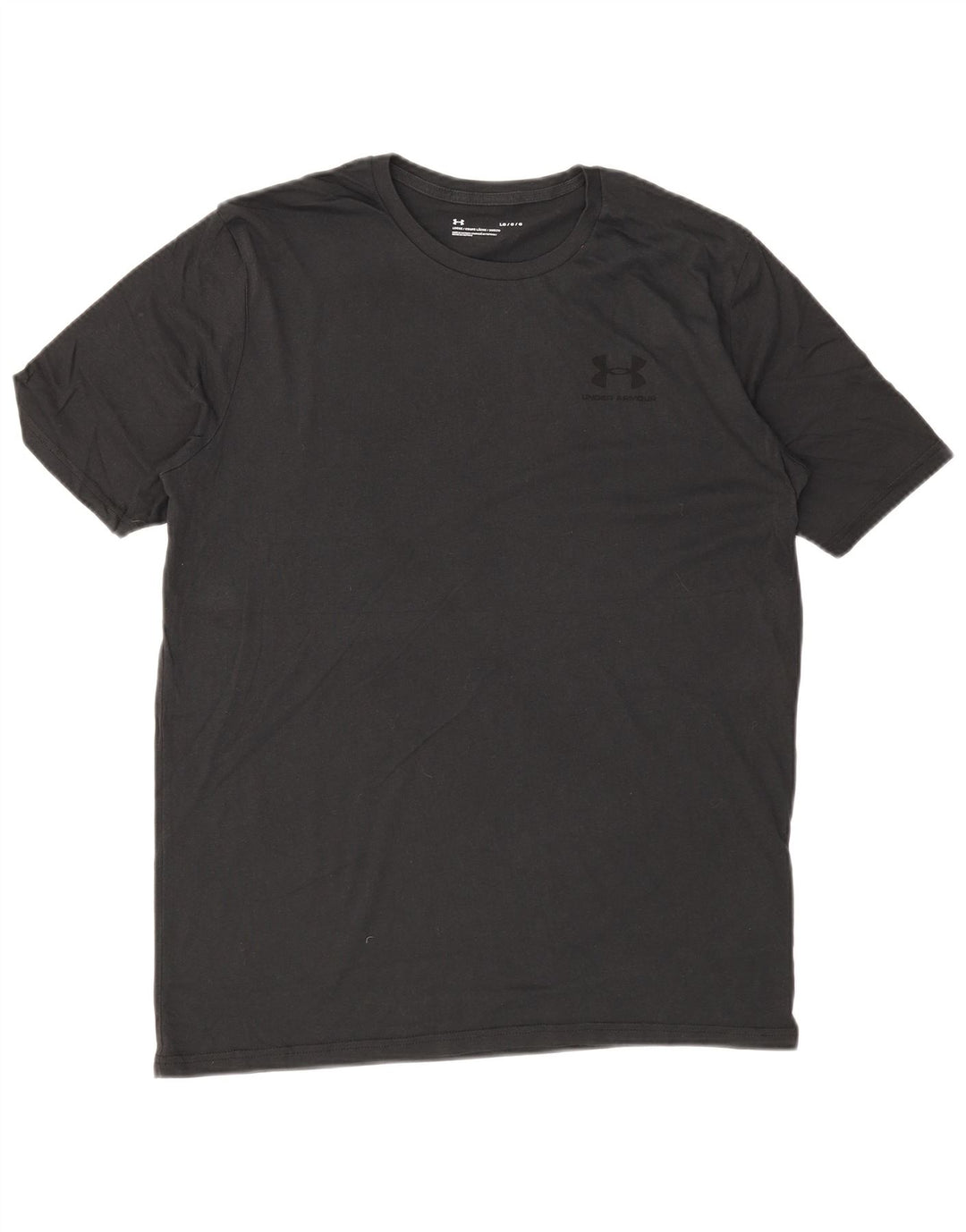 Camiseta masculina UNDER ARMOUR grande algodão cinza