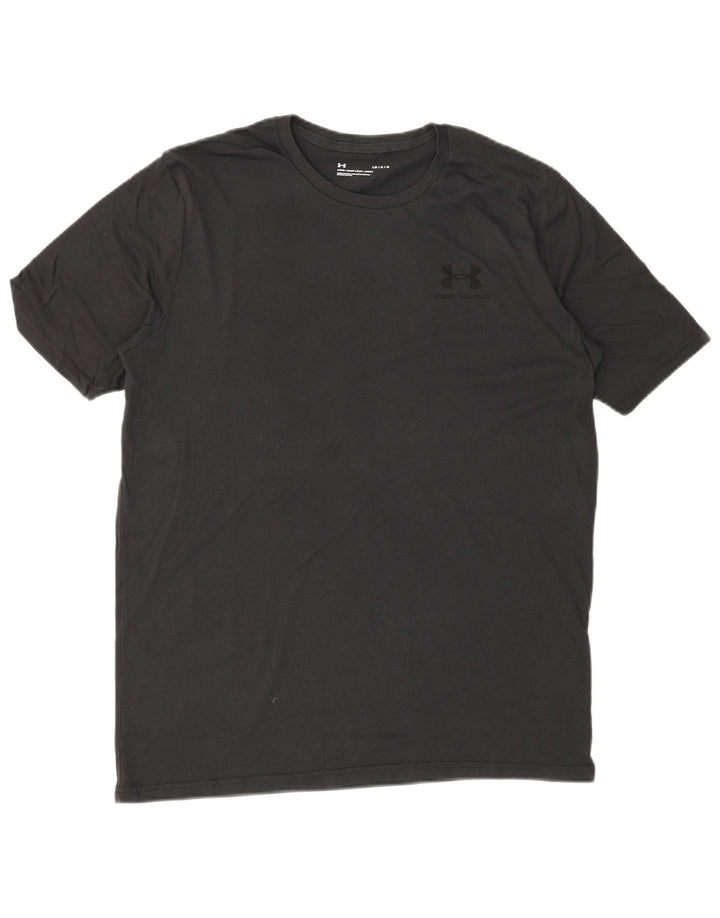 Camiseta masculina UNDER ARMOUR grande algodão cinza