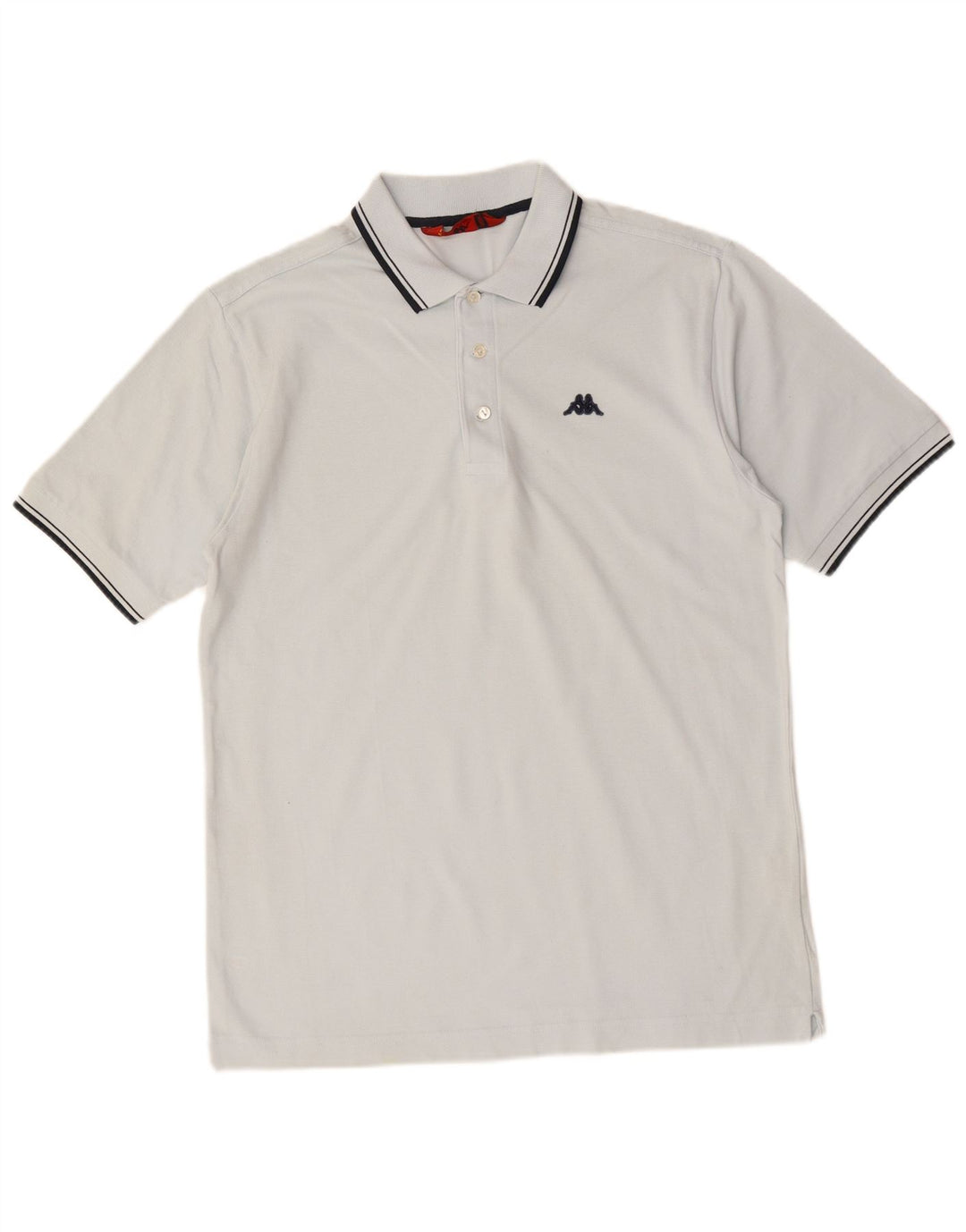 Camisa polo masculina KAPPA algodão azul médio