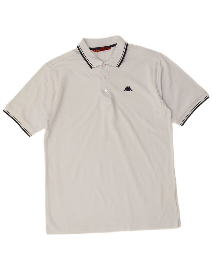 Camisa polo masculina KAPPA algodão azul médio