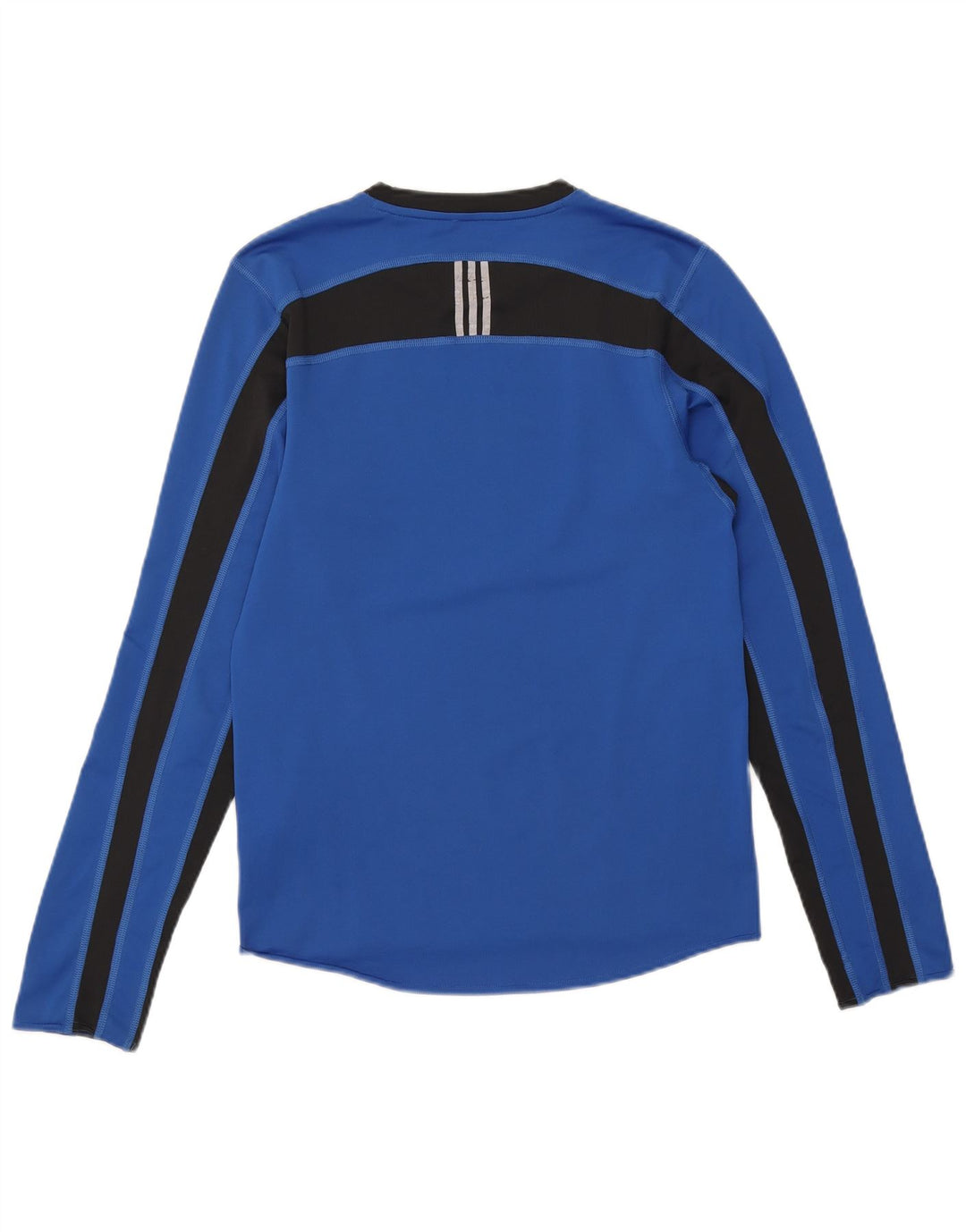 Adidas Masculino Climacool Top Manga Longa Pequeno Azul Colorblock Poliéster