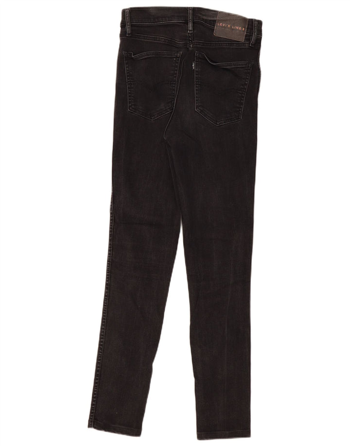 Jeans skinny feminino LEVI'S W26 L28 algodão preto