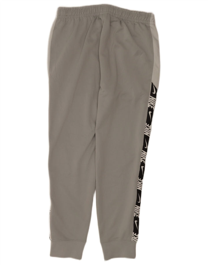 Calça de treino masculina Nike Graphic Joggers cinza médio colorblock
