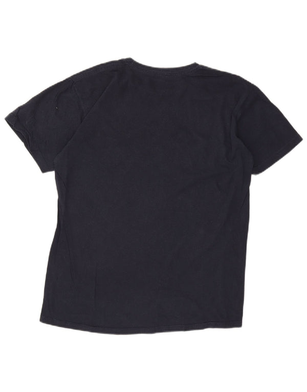 Camiseta gráfica masculina Hard Rock Cafe San Francisco Top médio algodão preto